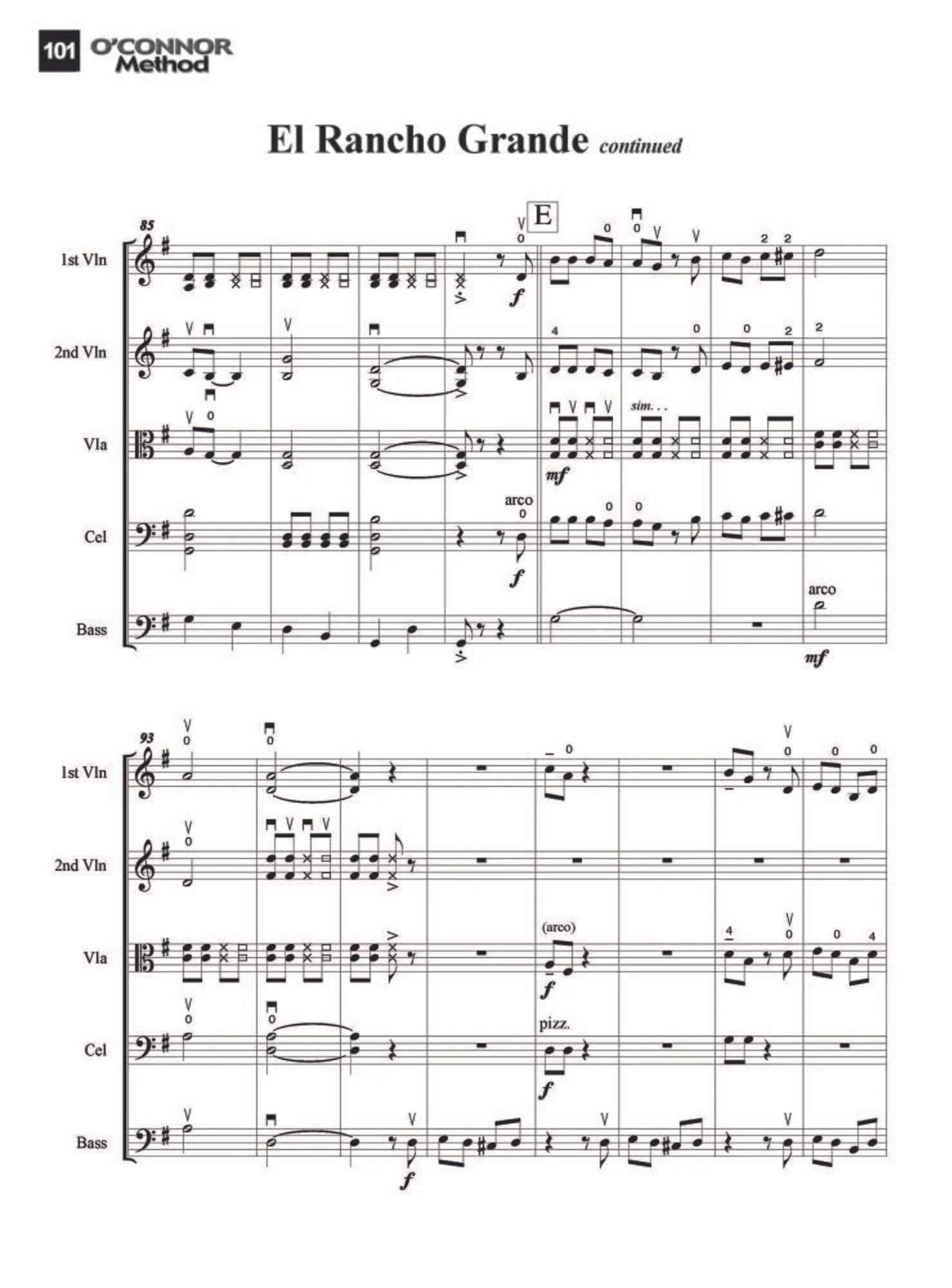 O'Connor Method for Orchestra - Book II - Score - Digital Download - Image 3