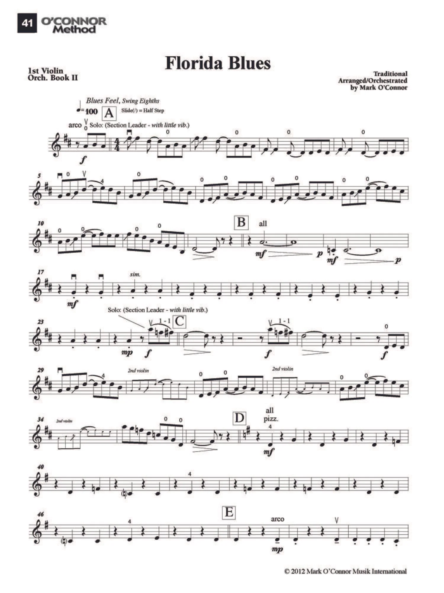 O'Connor Method for Orchestra - Book II - Violin 1 Part - Digital Download - Image 4