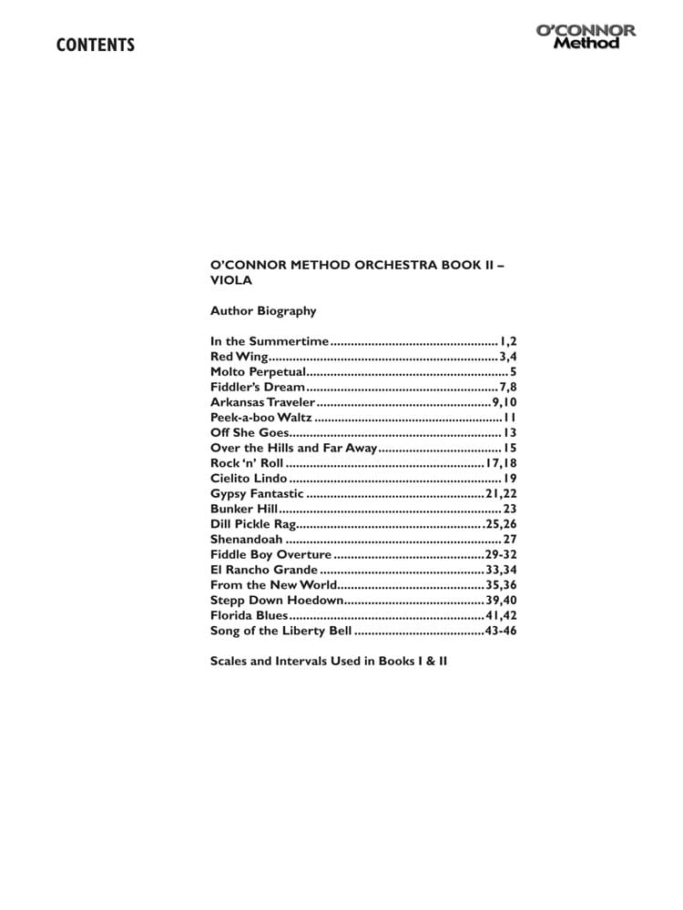 O'Connor Method for Orchestra - Book II - Viola Part - Image 2