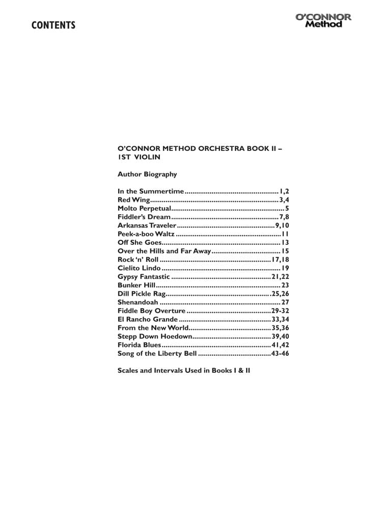 O'Connor Method for Orchestra - Book II - Violin Part - Image 2