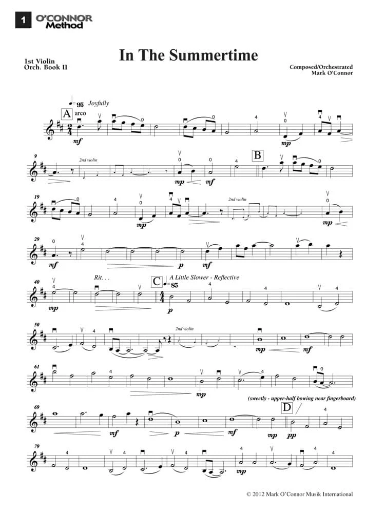 O'Connor Method for Orchestra - Book II - Violin Part - Image 3