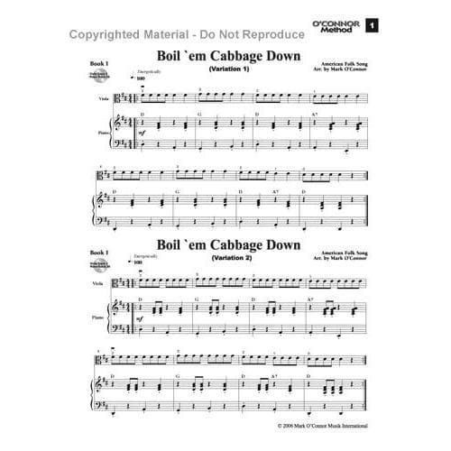 O'Connor Viola Method Book I - Piano Accompaniment - Image 3