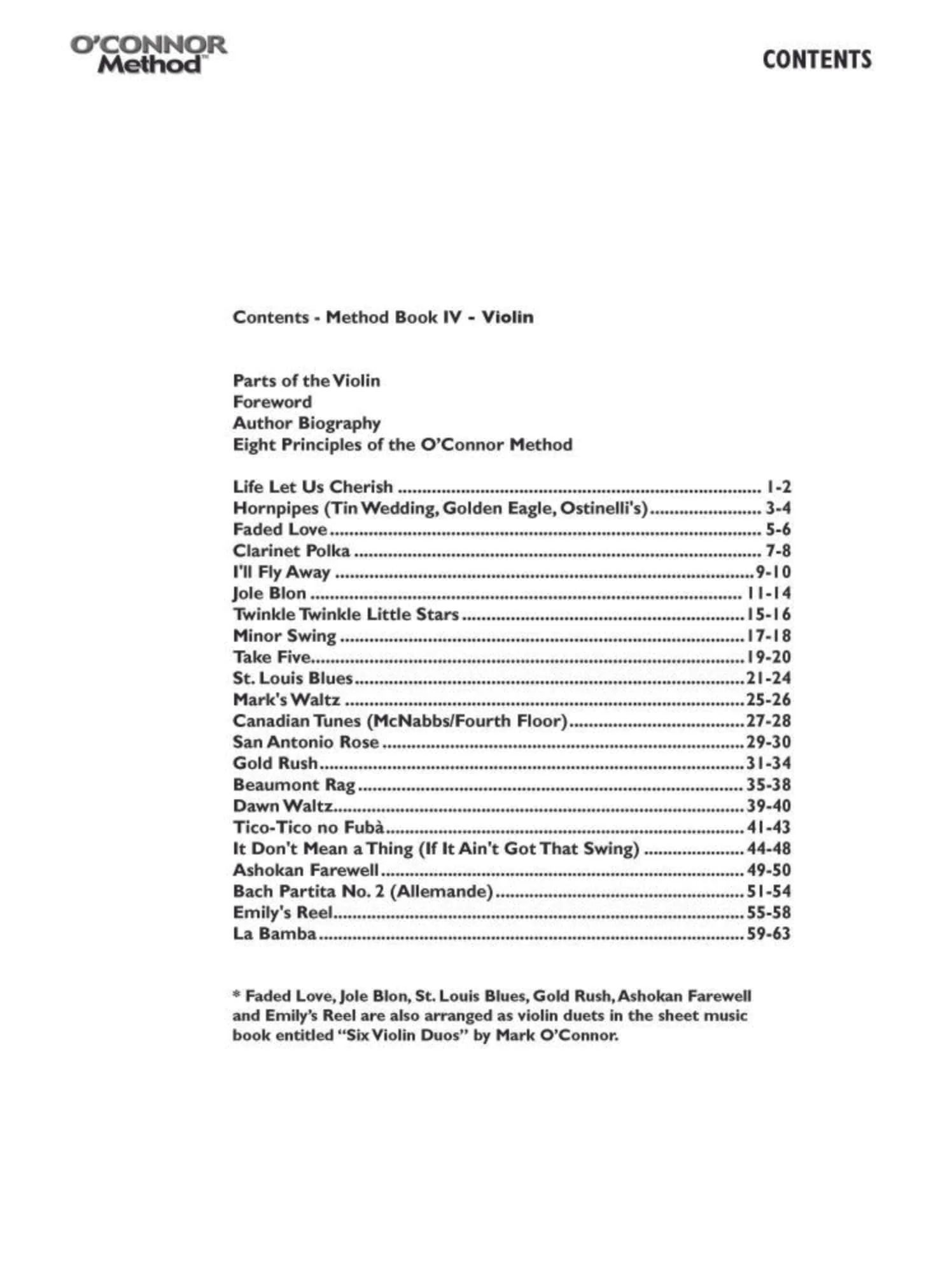 O'Connor Violin Method Book IV - Digital Download - Image 2