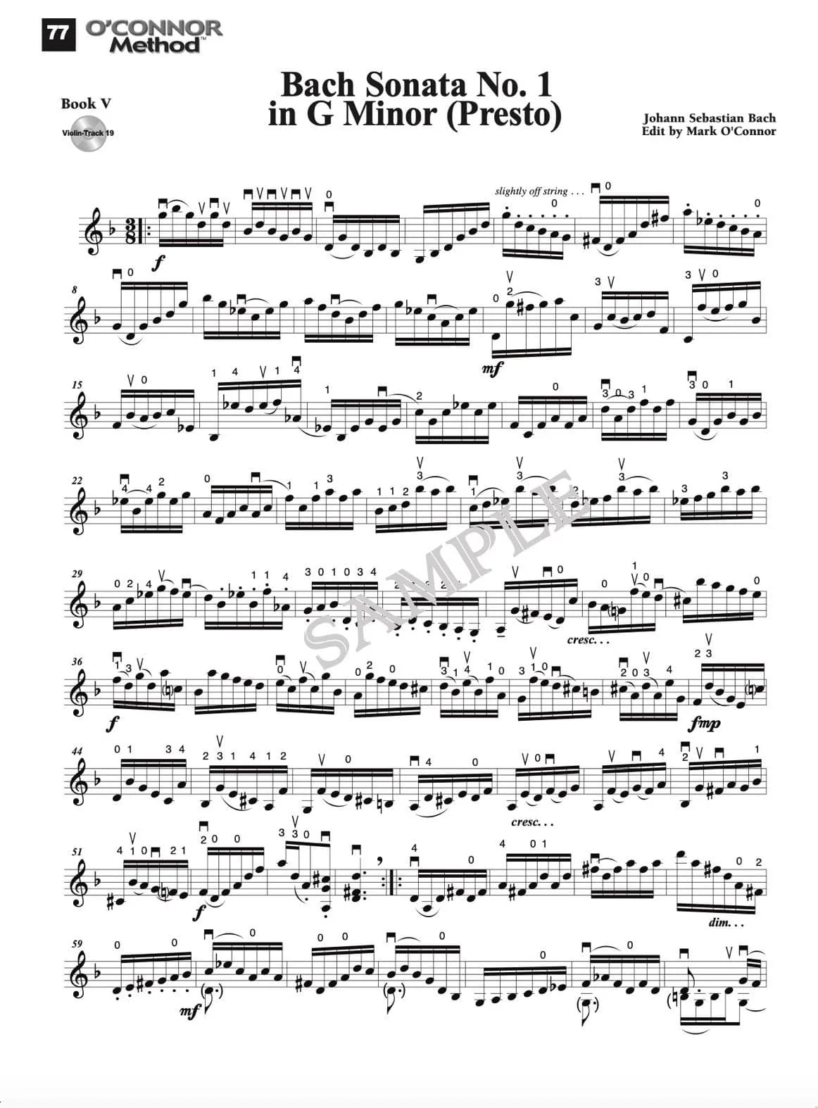 O'Connor Violin Method Book V - Digital Download - Image 4