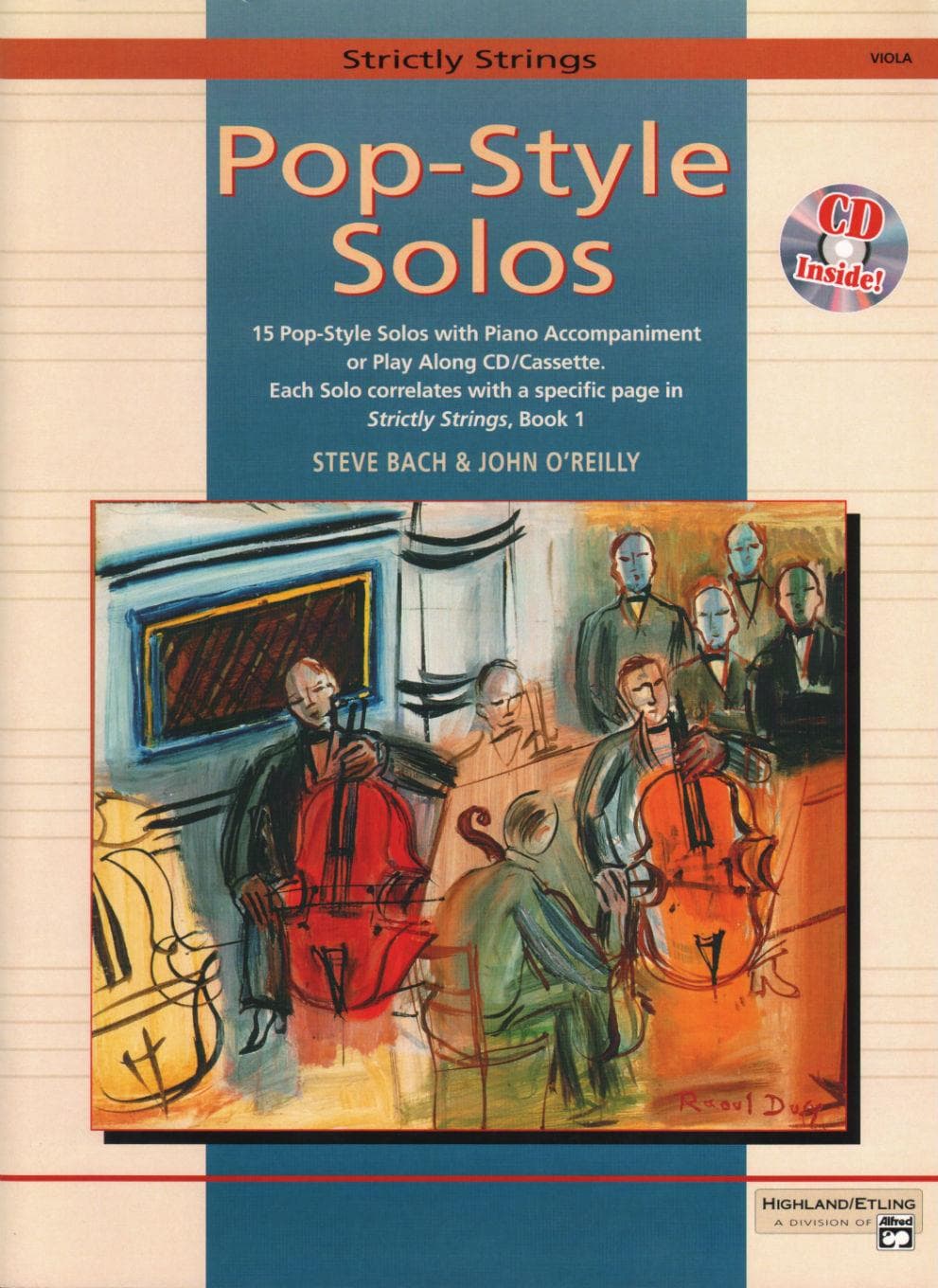 O'Reilly, John - Pop-Style Solos, Viola Book & CD Set Published by Neil A Kjos Music Company