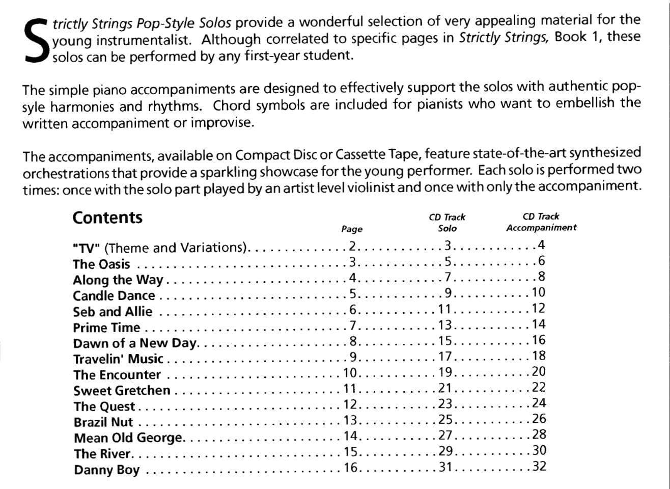 O'Reilly, John - Pop-Style Solos, Viola Book & CD Set Published by Neil A Kjos Music Company - Image 2