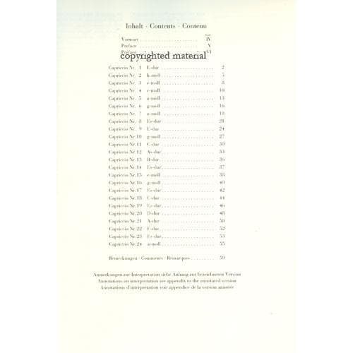 Paganini, Niccolò - 24 Caprices, Op 1 - Violin solo - Urtext Edition - Published by G Henle Verlag - Image 5