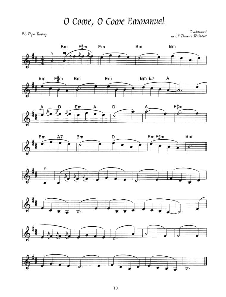 Rideout, Bonnie - A Scottish Christmas For Fiddle Book Published by Mel Bay Publications, Inc - Image 2