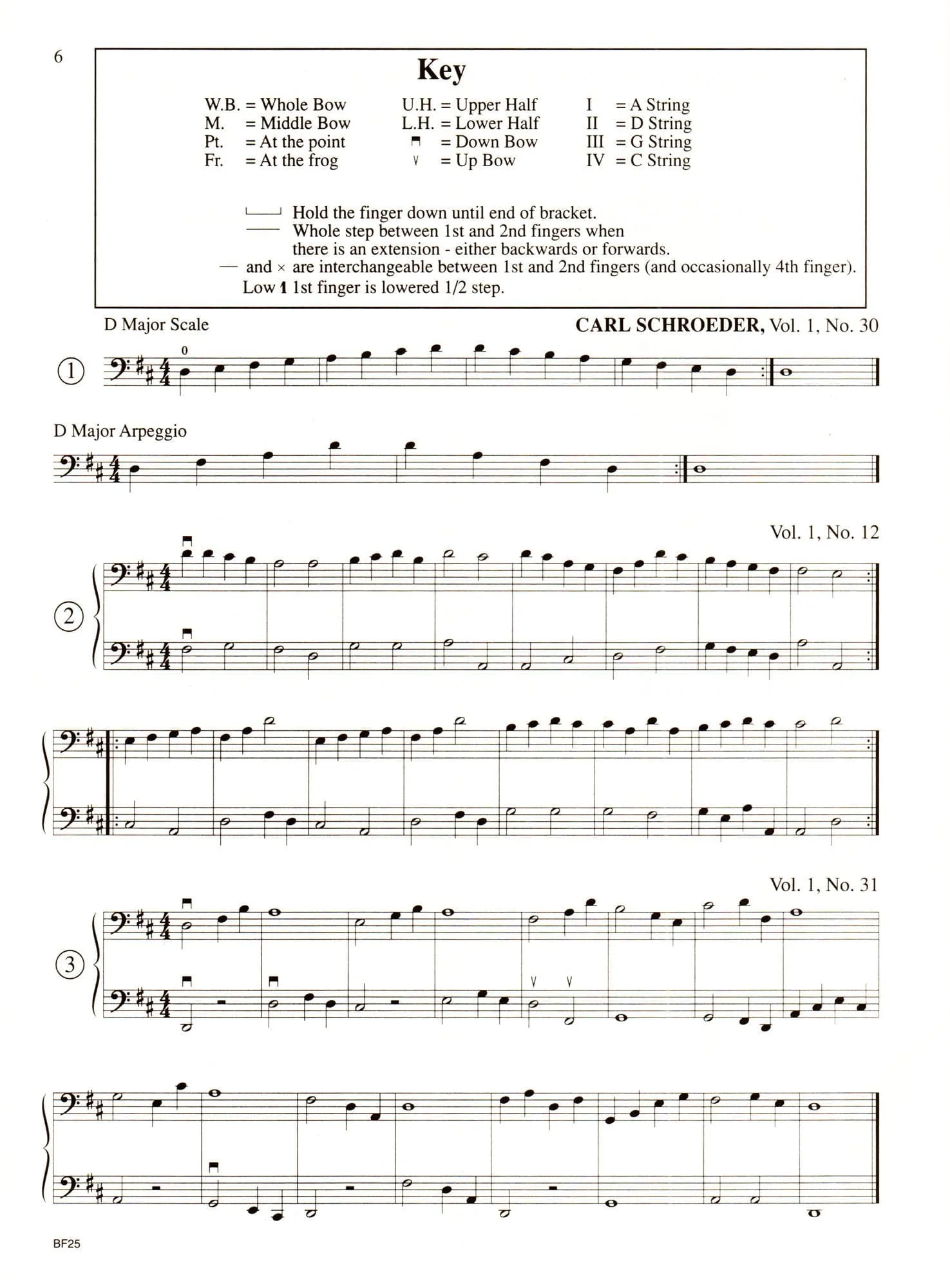Schroeder/Rosen - Intermediate Studies in 1st Position For Cello Published by Carl Fischer - Image 3