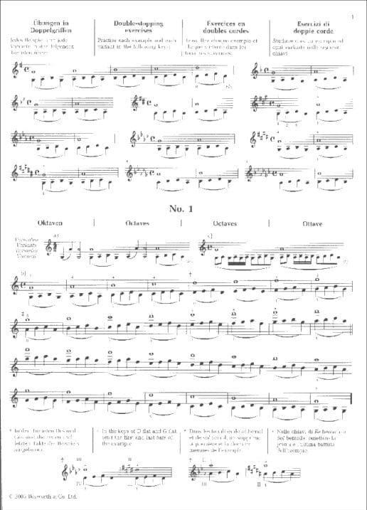 Sevcik, Otakar - Preparatory Exercises In Double Stopping - for Violin - Bosworth & Company - Image 2