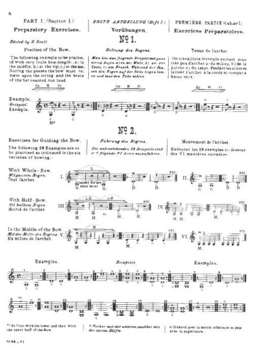 Sevcik, Otakar - School of Bowing Technics, Op 2, Book 1 - for Violin - Carl Fischer - Image 2