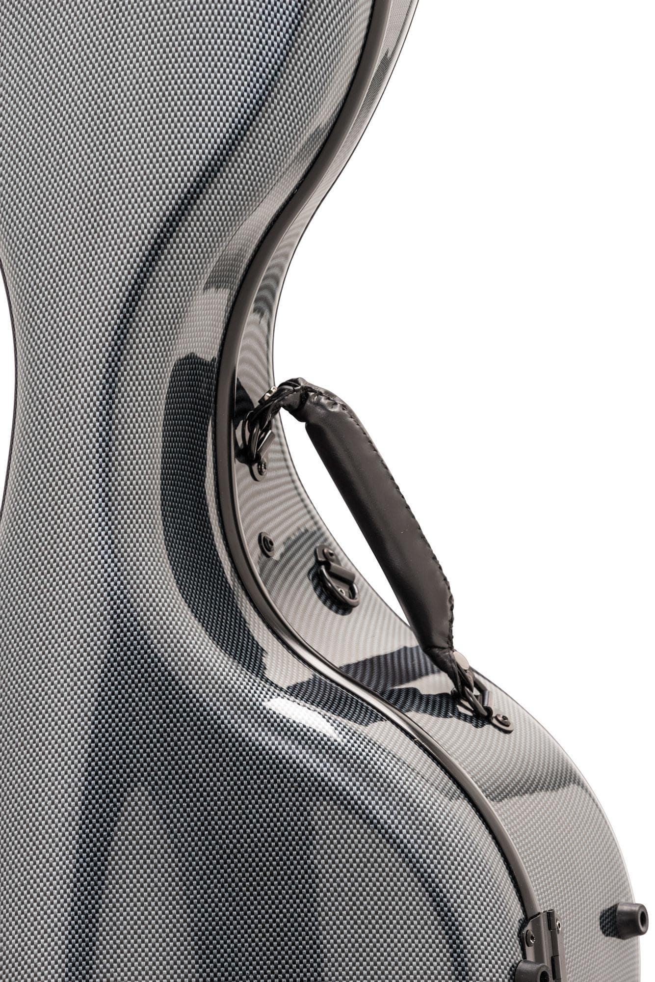 SL Montagnana Carbon Hybrid Cello Case Silver Grey - Image 10