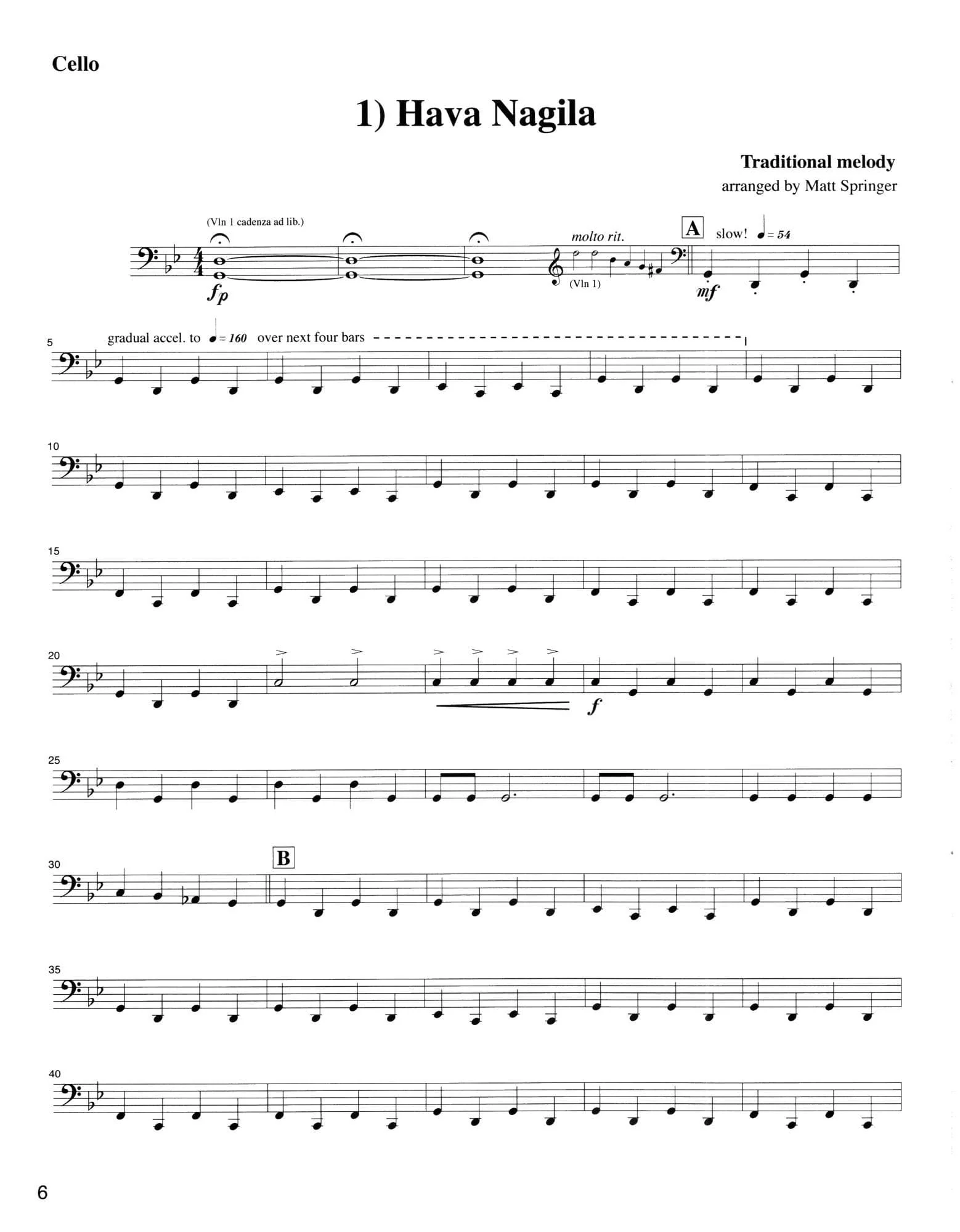 Springer, Matt - Jewish Folksong Suite for String Quartet - Khach-22 Digital Download - Image 5
