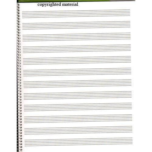 Standard Wirebound Manuscript Paper. Published by Hal Leonard. - Image 3