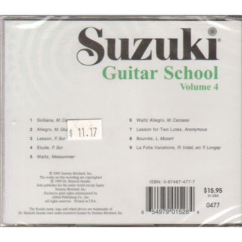 Suzuki Guitar School CD, Volume 4 - Image 2