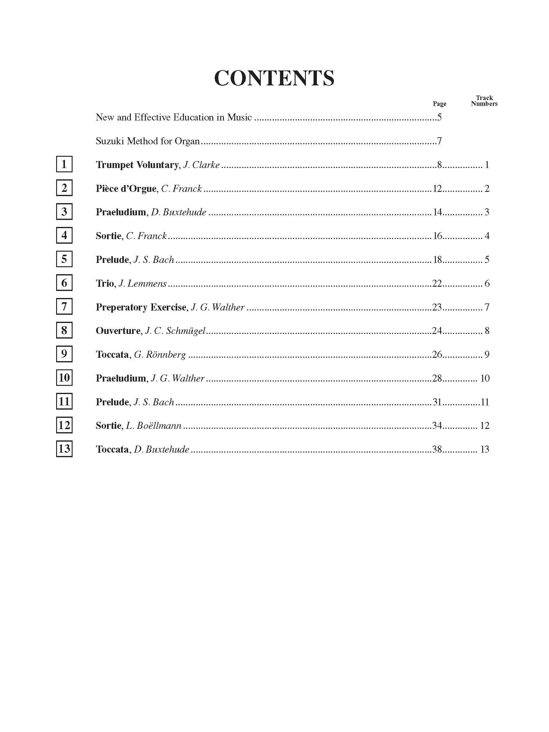 Suzuki Organ School Method Book and CD, Volume 6 - Image 2