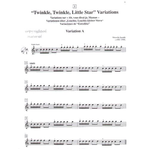 Suzuki Piano School, Volume 1 - Image 3
