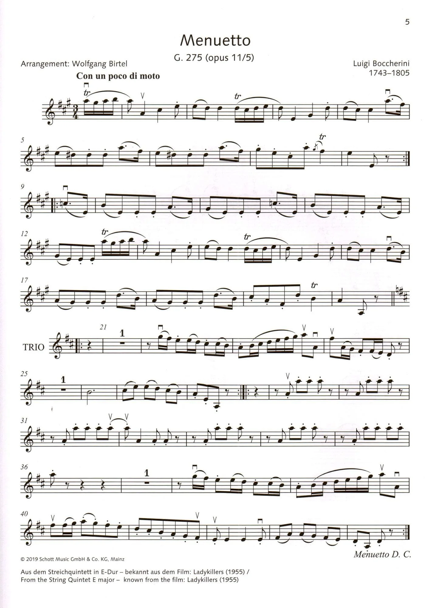 The Entertainer: 33 Popular Pieces - for Violin and Piano - Edited by Wolfgang Birtel - Schott - Image 4