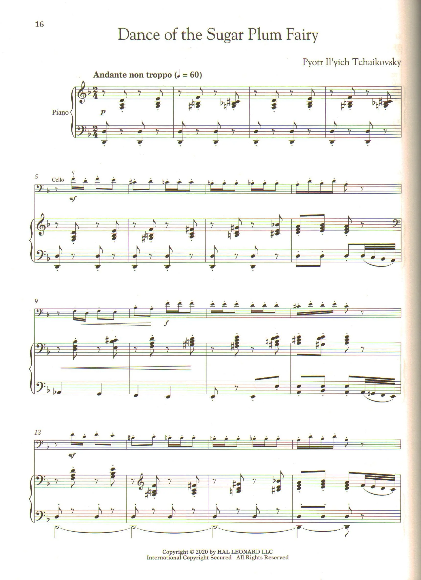 The Nutcracker for Classical Players Cello-Piano - Image 2
