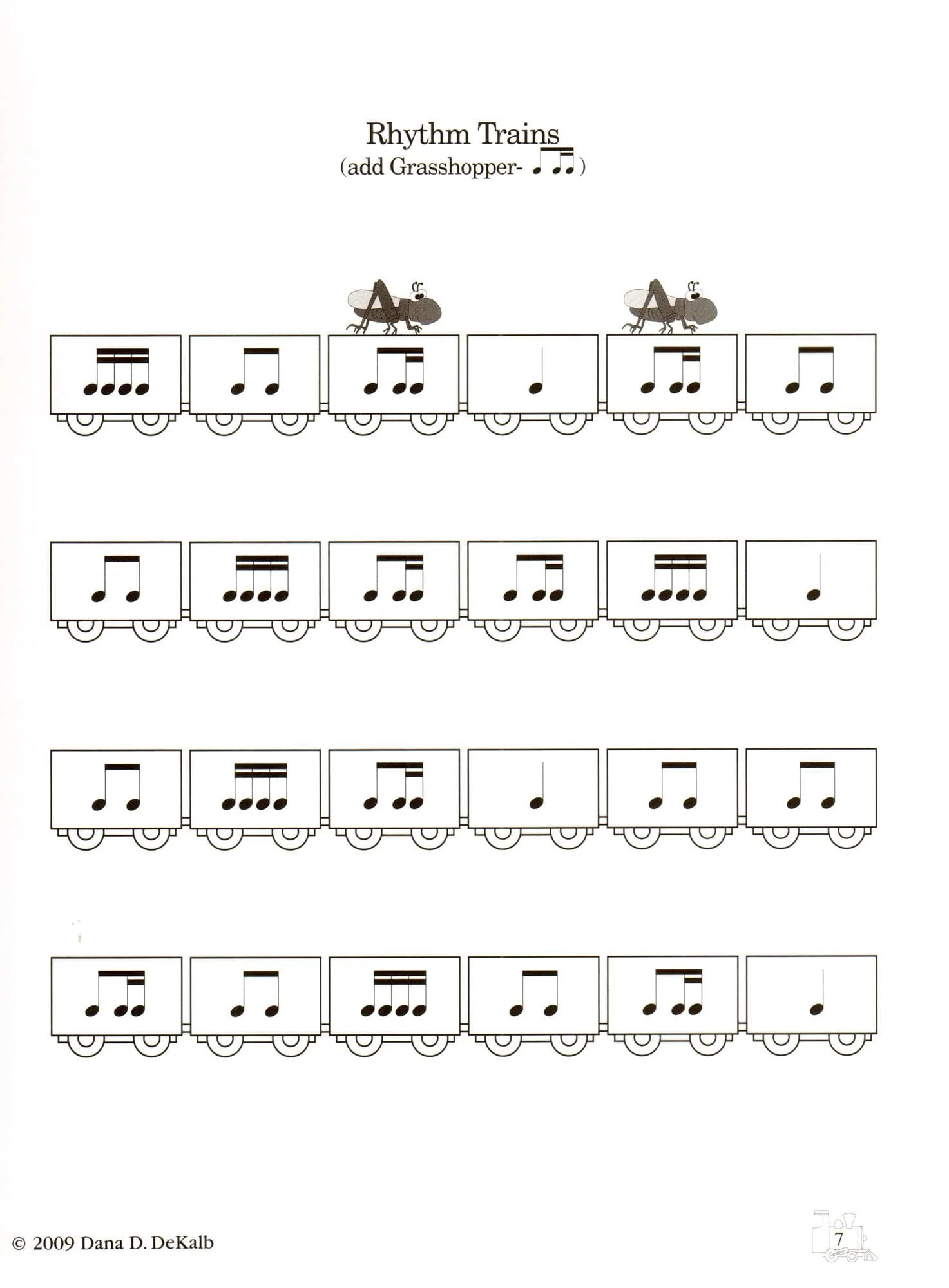 The Rhythm Train by Dana DeKalb Volume 1 - Digital Download - Image 2
