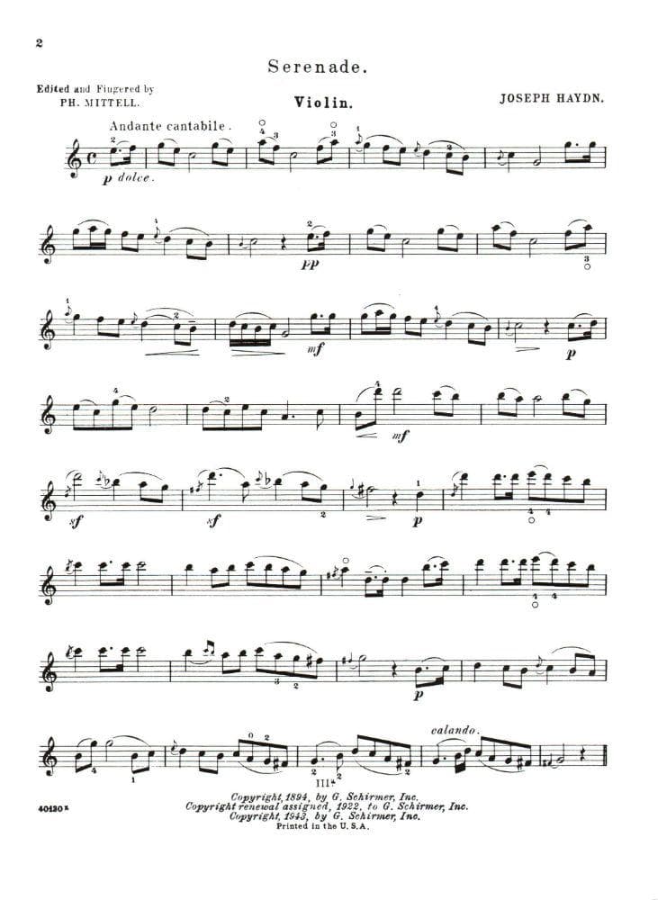 37 Violin Pieces You Like to Play - Violin and Piano - G Schirmer Edition - Image 2
