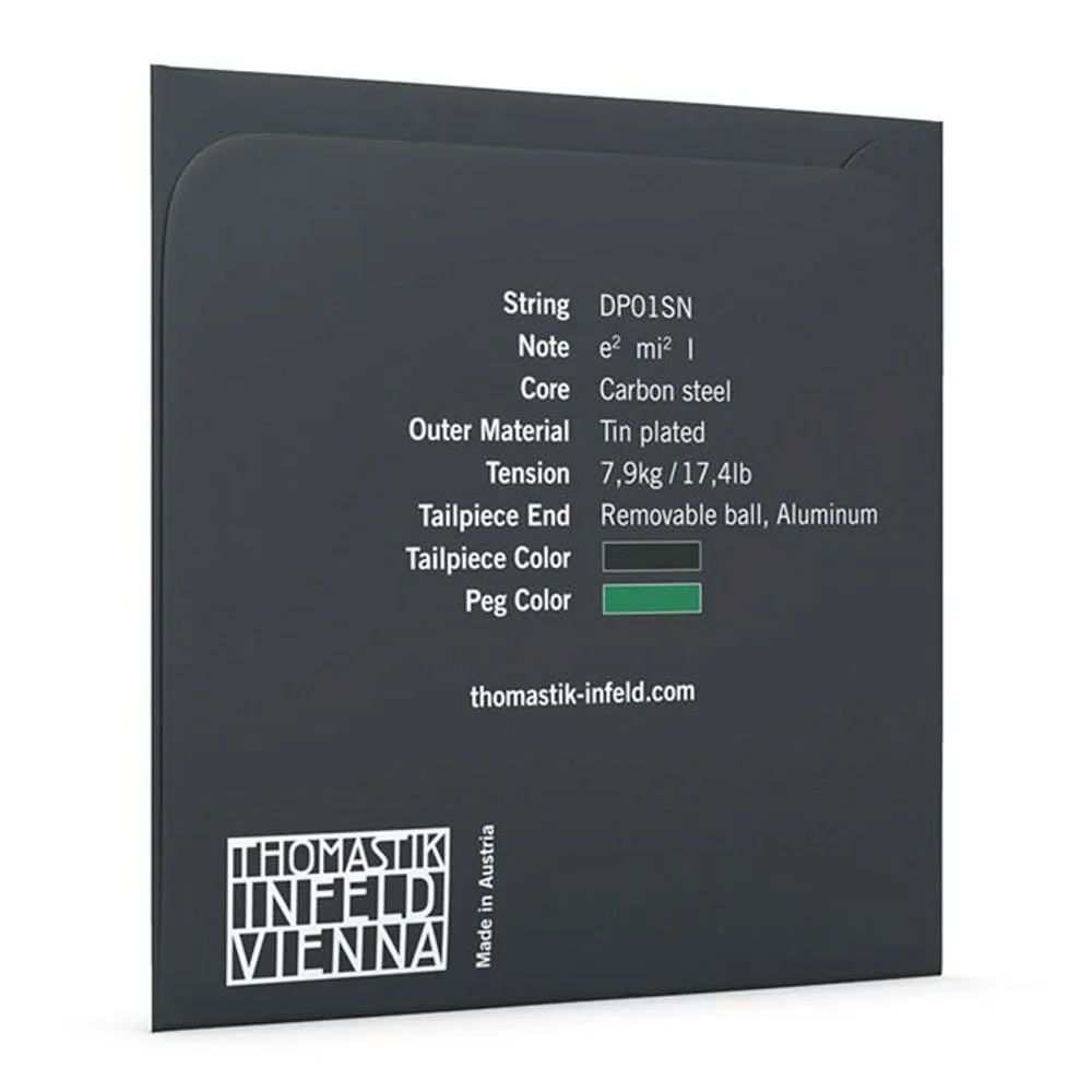 Thomastik-Infeld Dominant Pro Violin E-String - Tin-plated - 4/4 Size - Medium Gauge - Image 2