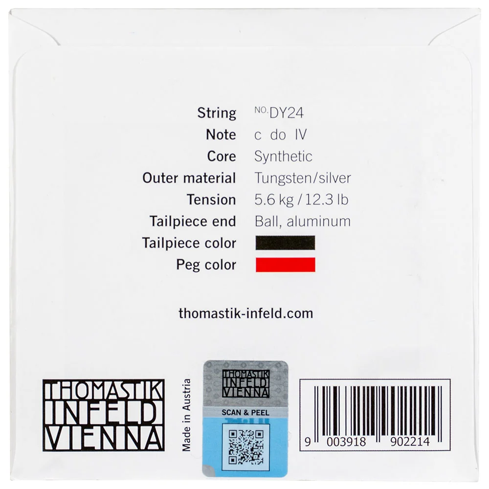 Thomastik-Infeld Dynamo Viola C-String - 15"-16.5" Size - Medium Gauge - Image 2