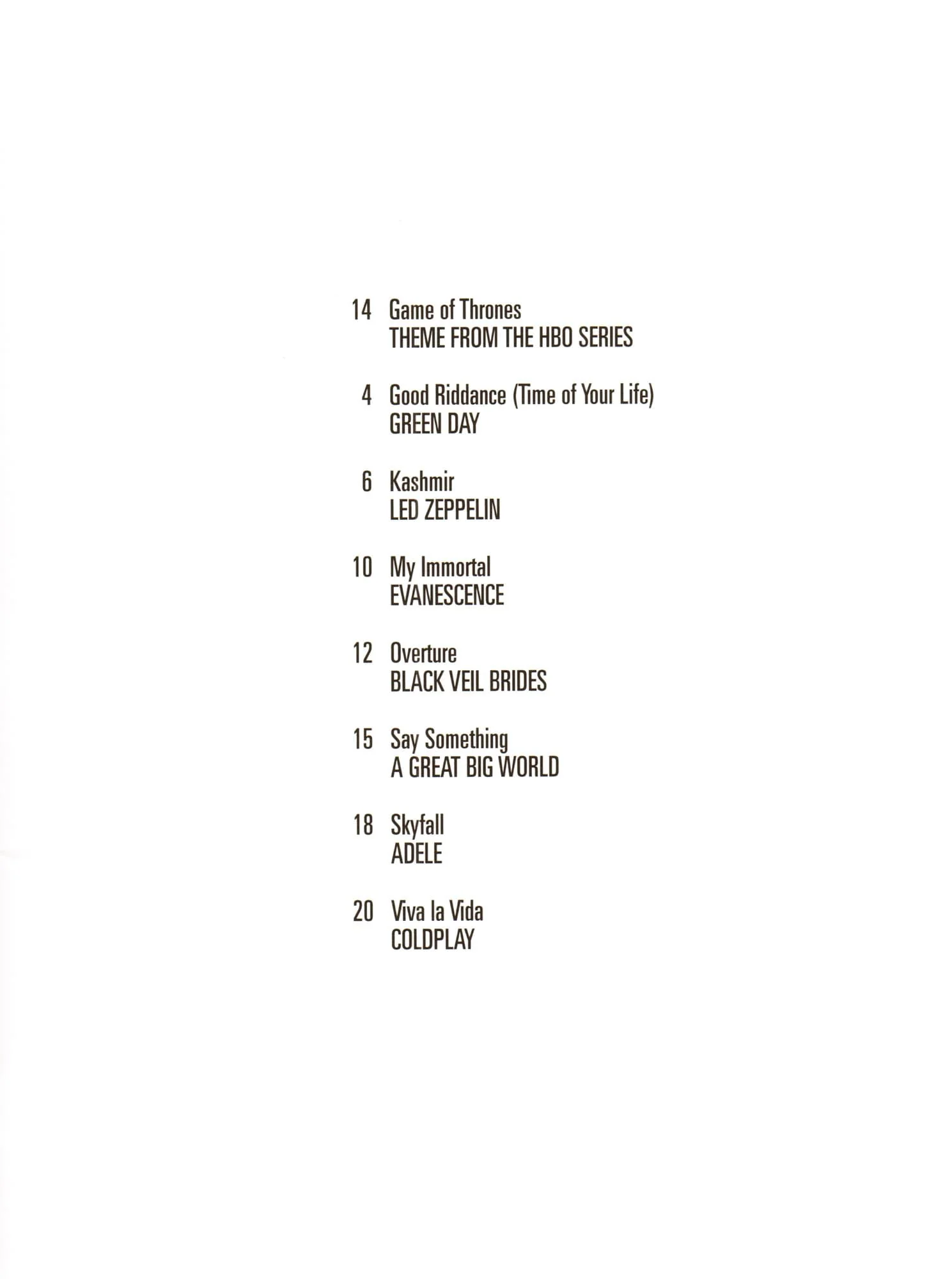 Rock Favorites - Violin Play-Along Vol. 49 - 8 Favorites - for Violin with Audio Accompaniment - Hal Leonard - Image 2