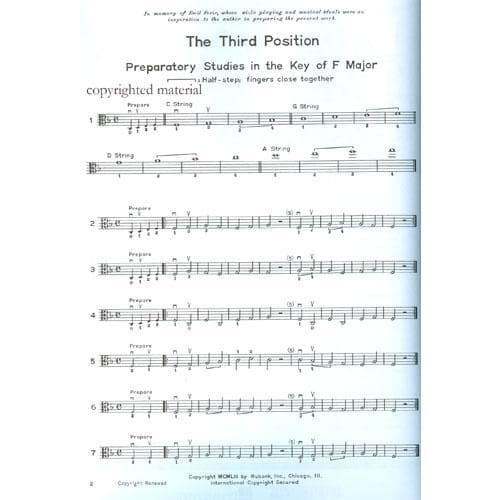 Whislter Introducing the Positions, Volume 1 Viola Published by Rubank Publications - Image 3