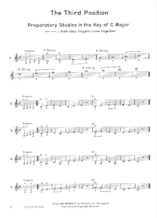 Introducing the Positions, Volume 1 - Violin - edited by Harvey Whistler - Rubank Edition - Image 2