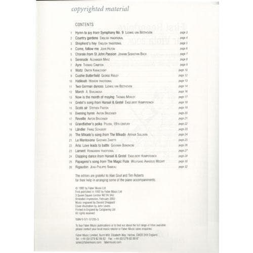 Wilkinson/Hart - First Repertoire For Viola, Book 1 Published by Faber Music - Image 2