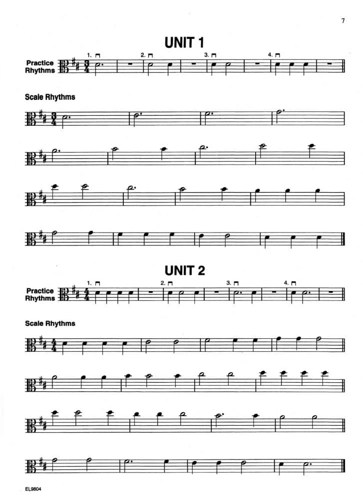 Witt - A Rhythm a Week, Viola Published by Alfred Music - Image 2